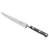 Couteau a steak Forge Pro micro dente 13 cm manche noir rivets laiton