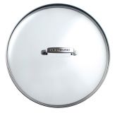 Couvercle en Verre 24 cm cercle inox Les Forgees