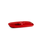 Couvercle pour plat Ultime en ceramique 25x18 cm Rouge Grand Cru