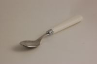 Cuillere a cafe Newbridge blanc ecume