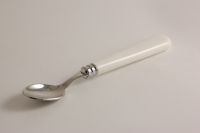 Cuillere a moka Newbridge blanc ecume