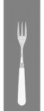 Fourchette de service Newbridge blanc ecume