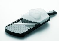 Mandoline reglable avec protege doigts lame noir 27,7 x 9,2cm