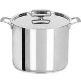 Marmite 22 cm 2 anses classique Castelpro avec couvercle inox