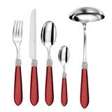 Menagere de 49 pieces Diana rubis sans ecrin