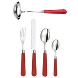 Menagere de 49 pieces Newbridge rouge vermillon