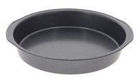 Moule a manque rond uni en acier antiadhesif o 28 cm