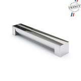 Moule gouttiere ronde inox demontable a buches, terrines ou gateaux roules 50 cm x 8 cm x 6.5 cm (ht)