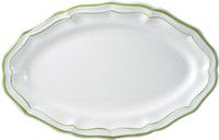 Plat ovale FILET VERT