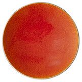 Plat Rond Orange Tourron 32,5 cm