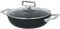 Sauteuse 28 cm Castelpro 2 anses ultralu forge IND. revetue Exceliss + couv