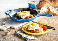 Skillet en fonte emaillee Rond Profond 26 cm Deep Teal