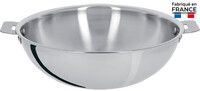 Wok 28 cm Inox Casteline Amovible