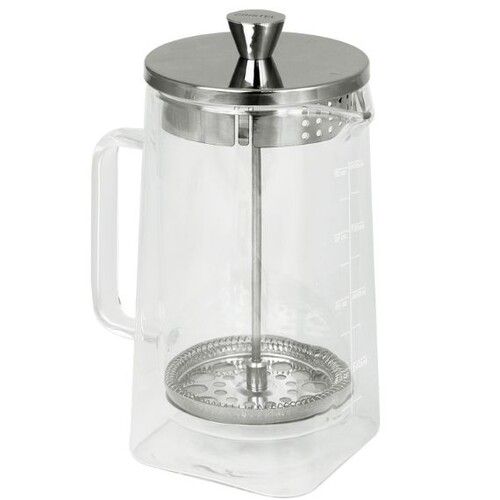 cafetiere a piston robusta double paroi verre 5 tasses (600 ml)