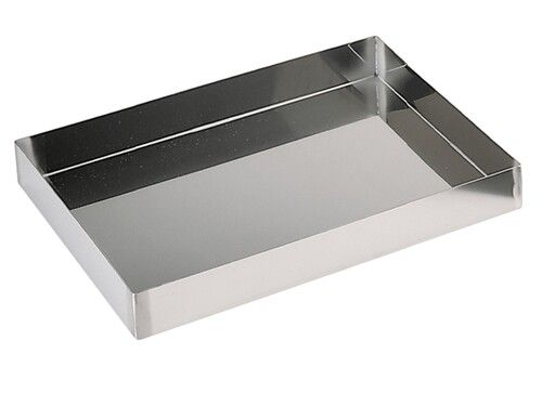 Caisse A Génoise Inox 18/10 59x39x 5 cm