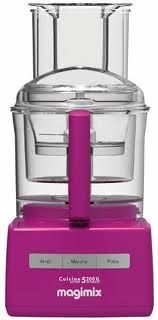 Coffret Premium Magimix Robot 5200 XL rose avec batteur, 2 éminceurs / râpeurs,