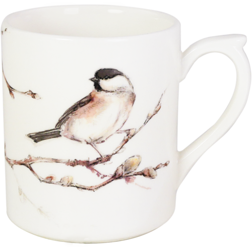 mug nonnette oiseaux foret