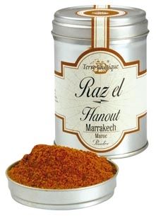 Raz El Hanout Marrakech Maroc boite de 60g