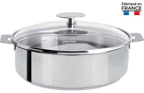 Sauteuse 22 cm Inox Mutine Amovible