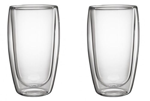 Set de 2 tasses latte Macchiato 45 cl 15 cm