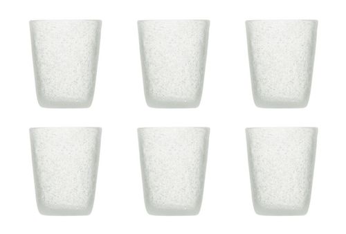 Set de 6 Verres à eau en plastique incassable 300 ml Transparent