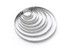 Cercle à tarte rond à bord droit en inox perforé Air System® hauteur 2 cm ø 28.5