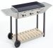 Desserte inox & bois Roller Grill pour planchas Roller Grill 90 cm livré montée