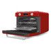 Four combiné cuisson traditionnelle & cuisson vapeur Rouge