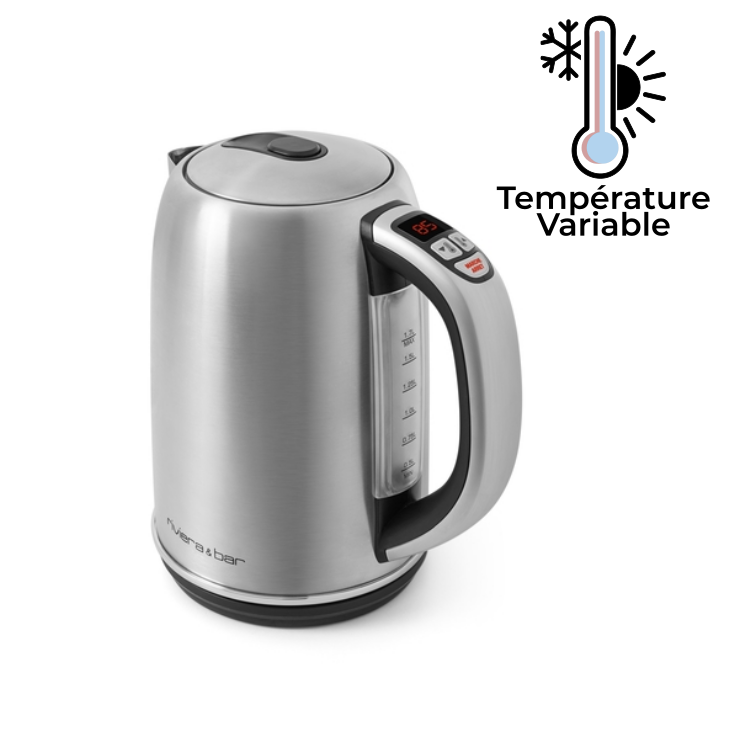 Bouilloire isotherme en acier inoxydable - Double paroi - Conservation de  la chaleur - 12 heures - 1,8 l - Pour thé, eau et thé : : Cuisine  et Maison