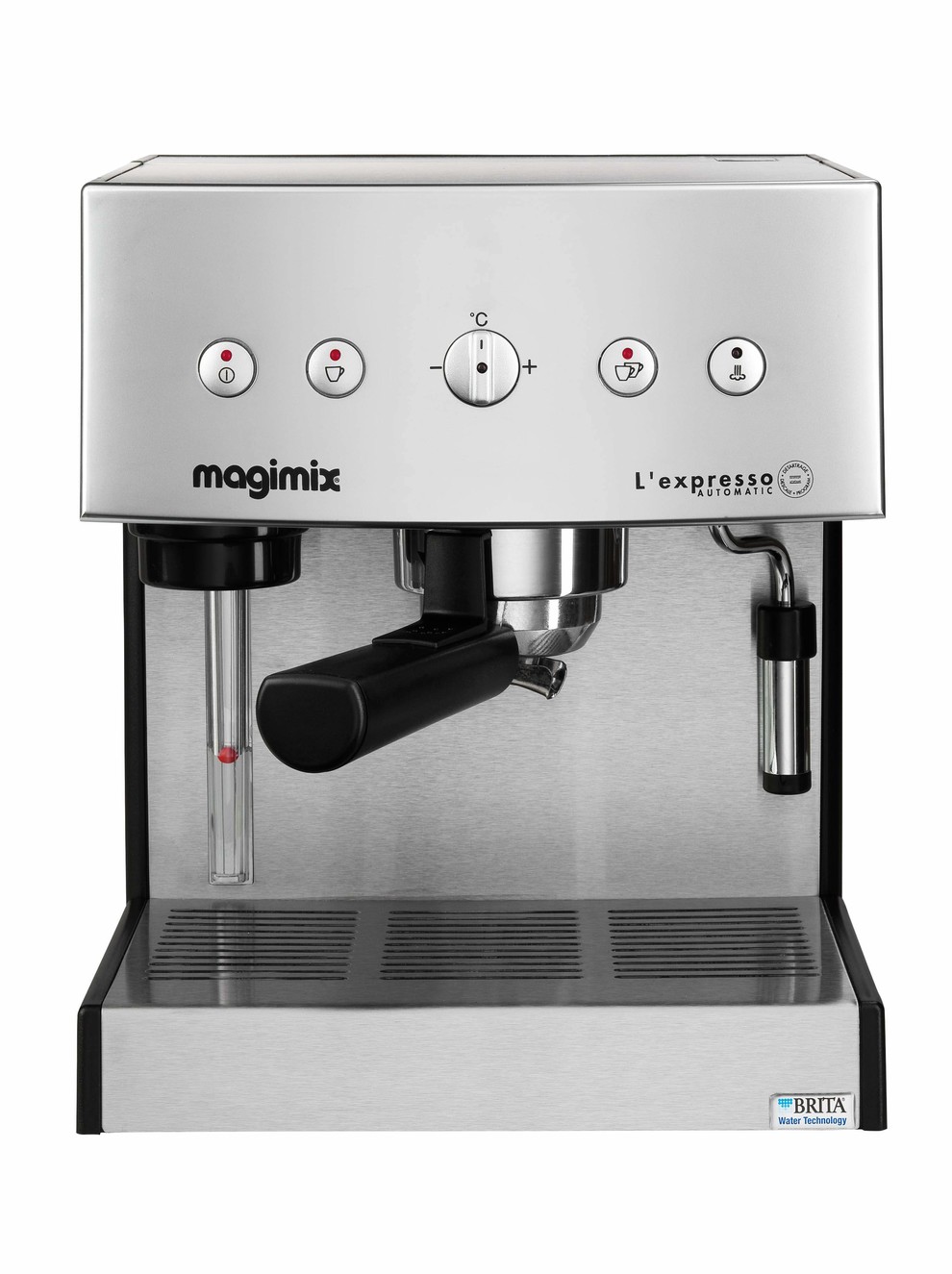 MAGIMIX Machine à Café Expresso Cafetière Automatique Dosettes/Café moulu  Chromé Mat