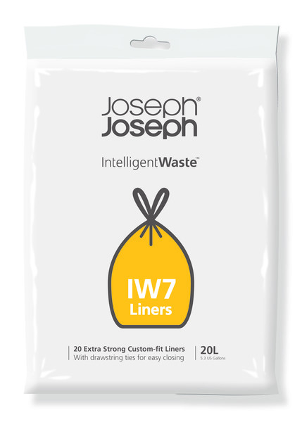 Joseph Joseph IW6 Sacs Poubelles de 30 litres (Paquet de 20) : :  Cuisine et Maison